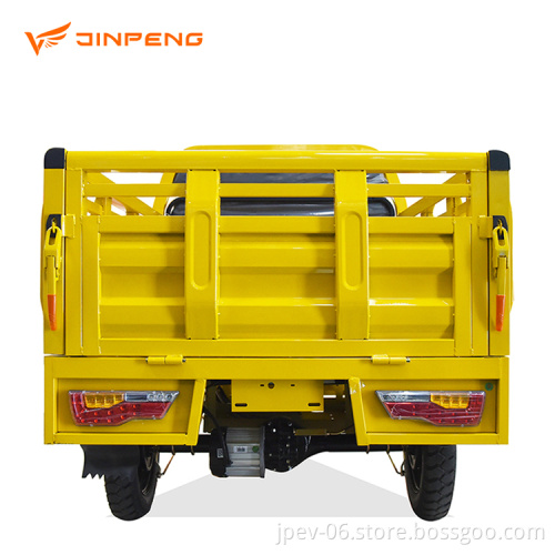 Jinpeng a bassa velocità Big Pothow Electric Triciccle Electrique per carico